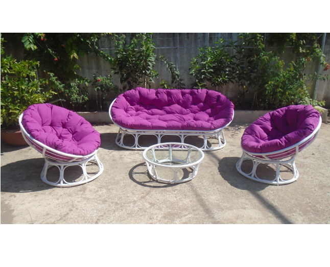 Designed luxury outdoor rattan sofa