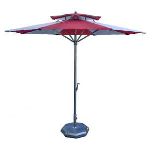 Two-Tiered ROUND Umbrella